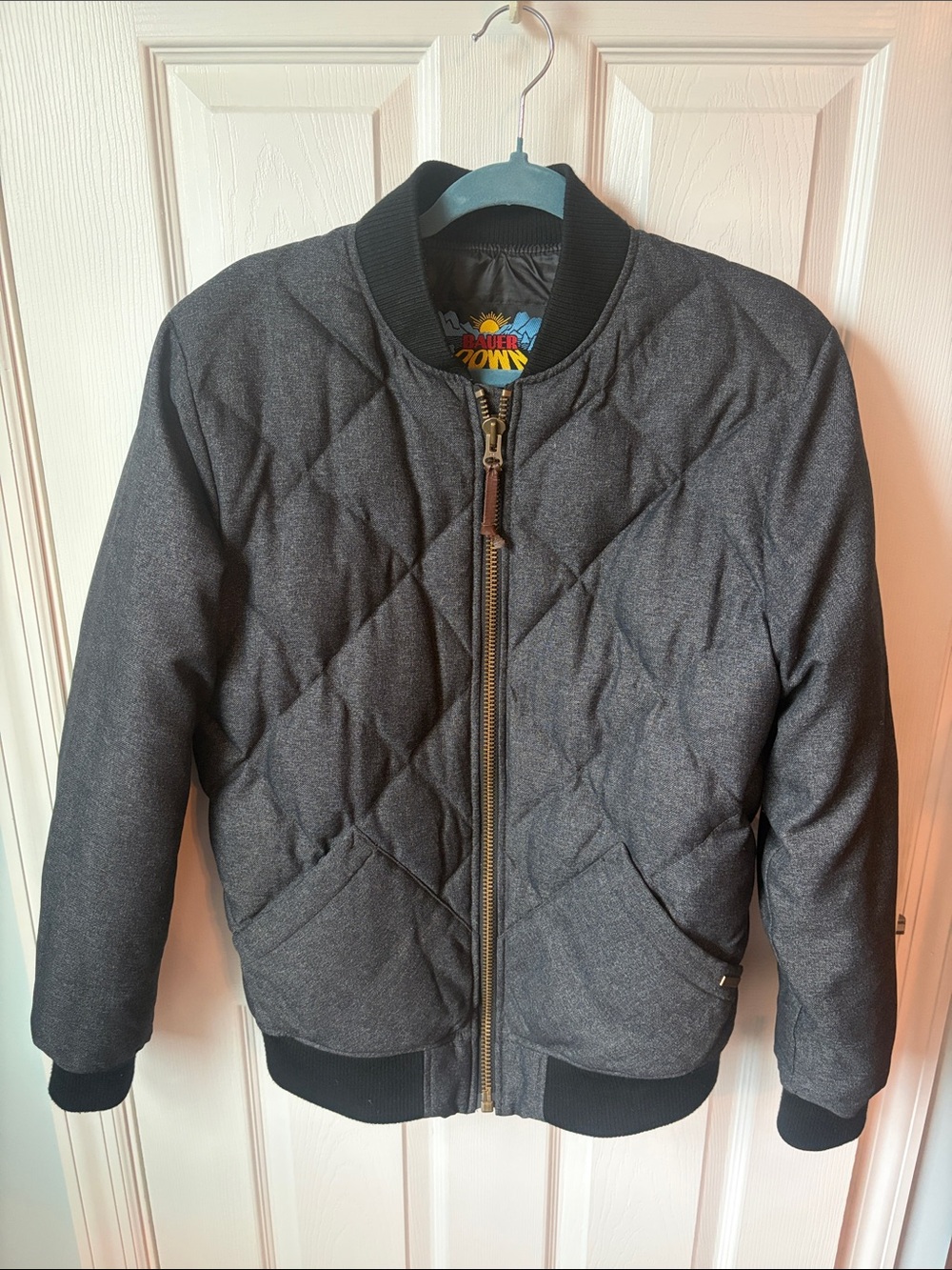 Eddie Bauer 1936 Skyliner Model Down Jacket- Black